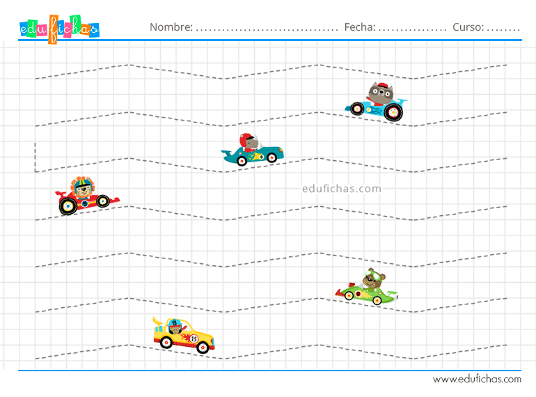 Trazos para Preescolar | Ejercicios de Grafomotricidad para Niños