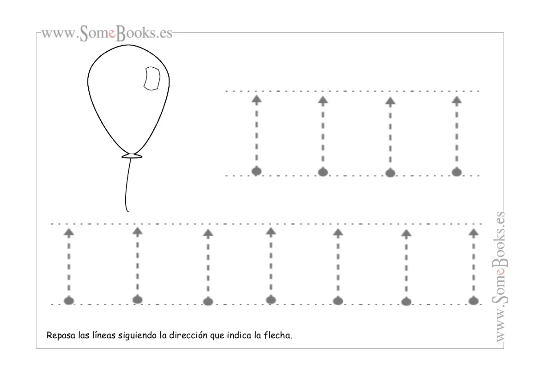 3. Trazos verticales guiados