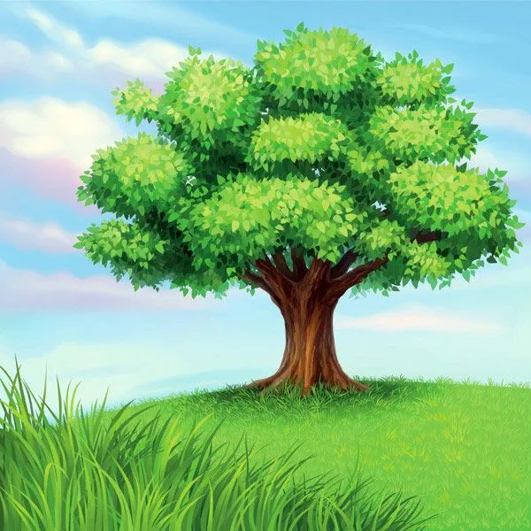 A tree vector material Download Free Vector,