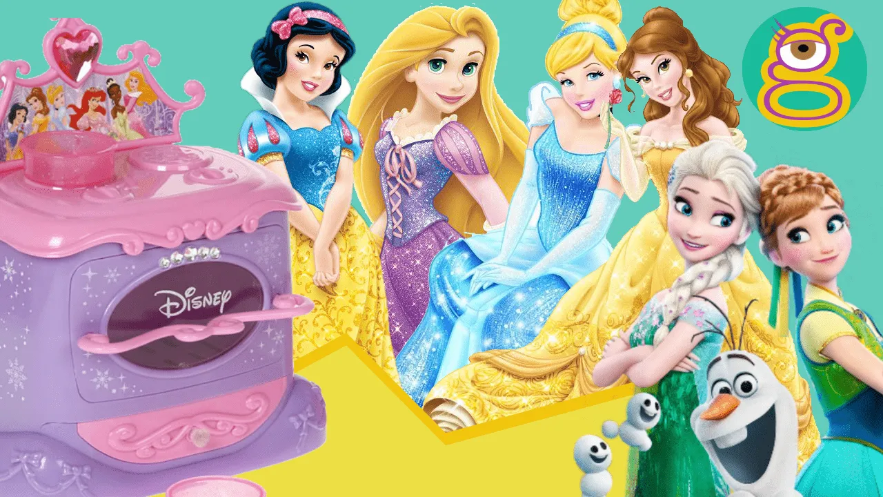 tremending girls: Princesas Disney hacen una tarta plastilina con ...