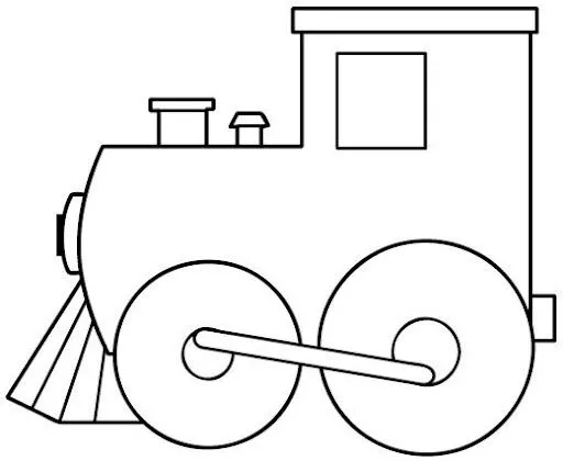 Dibujos de trenes con numeros - Imagui