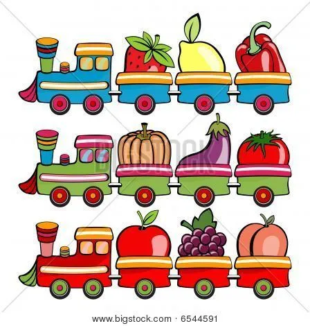 Tren de dibujos animados Fotos stock e Imágenes stock | Bigstock