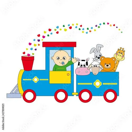 Tren infantil con animales © sbego #27804021 - Ver portfolio