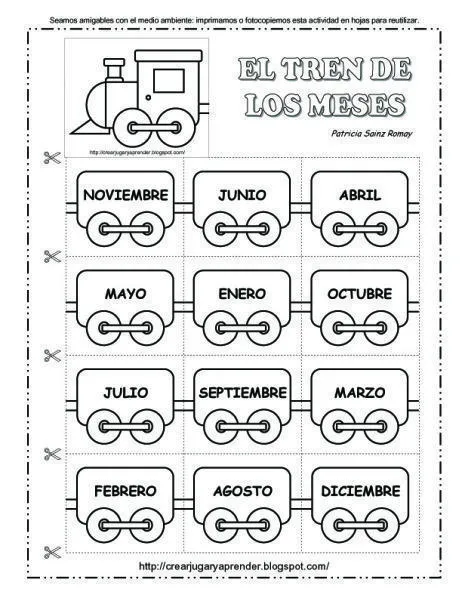 EL TREN DE LOS MESES DEL AÑO