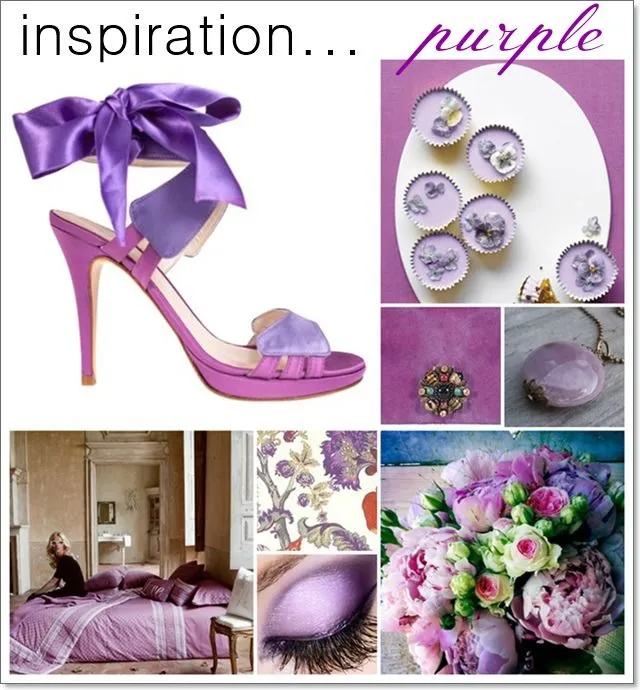 A TRENDY LIFE: INSPIRATION... BLUE & PURPLE