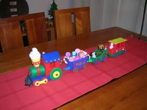 Trenes Navideños en fieltro - Buscar con Google | W Coche ...