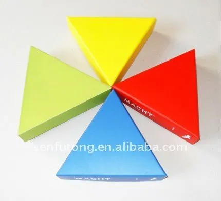 Triángulo de cartón de papel caja-Imprentas de Papel y Cartón ...