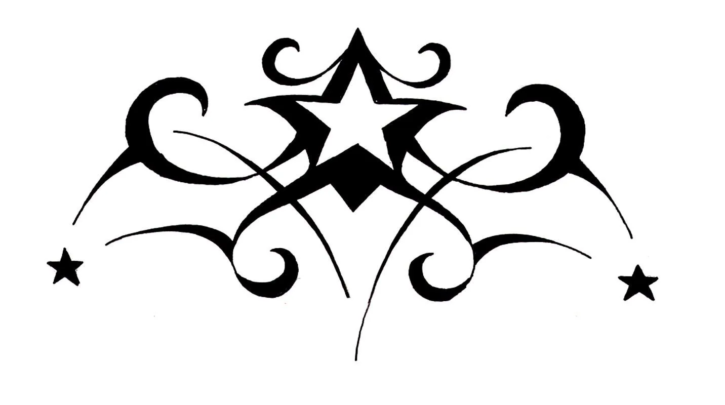 tribal star design by ~blackstar37kerry on deviantART