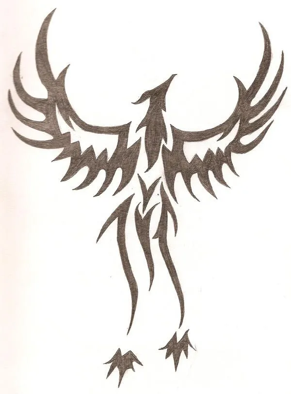 tribal fenix by keegan613 on DeviantArt