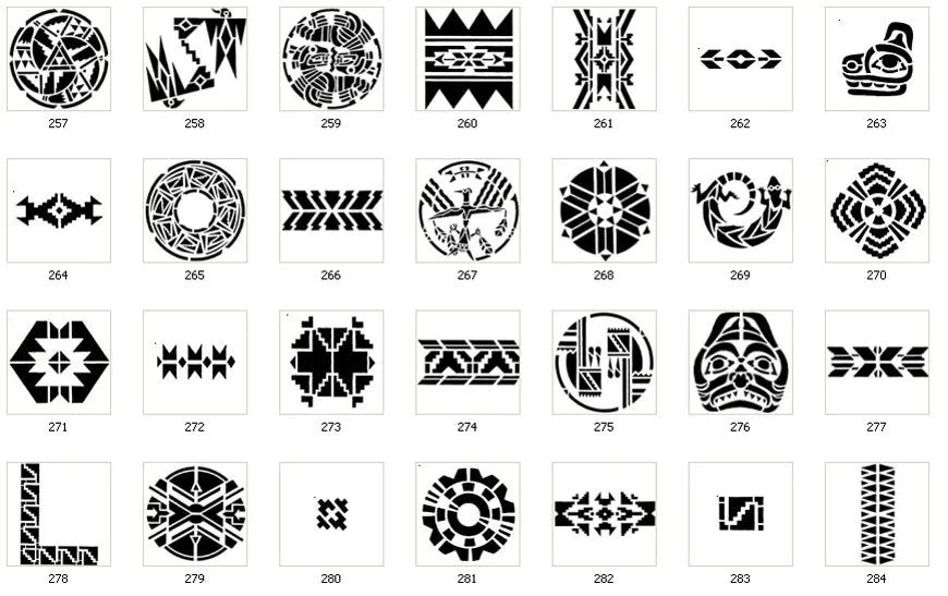 Tribal Images - Native American, Maya, Aztec, Meso | The Sign Maker