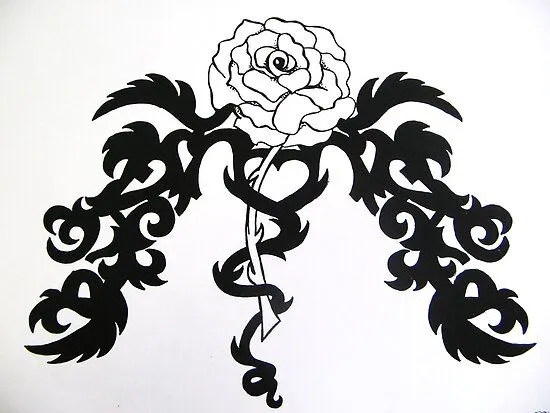 Tribal Rose Tattoo ~ 69096 views (I know ..crazy huh!)" by Magicat ...