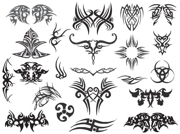 Tribal vector set