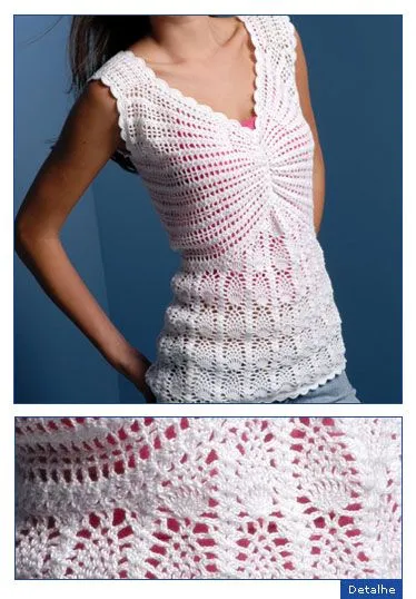 TRICO y CROCHET-madona-mía: Modelos de blusas en crochet