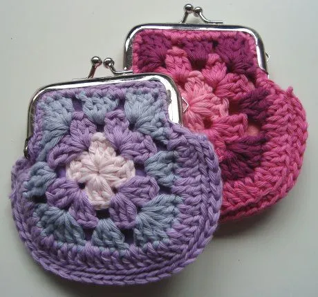 TRICO y CROCHET-madona-mía: Monedero a ganchillo(crochet)paso a paso,