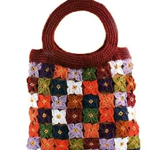 TRICROCHETANDO ♥♥ * por Wal Pavão: BOLSA FLORES EM CROCHE