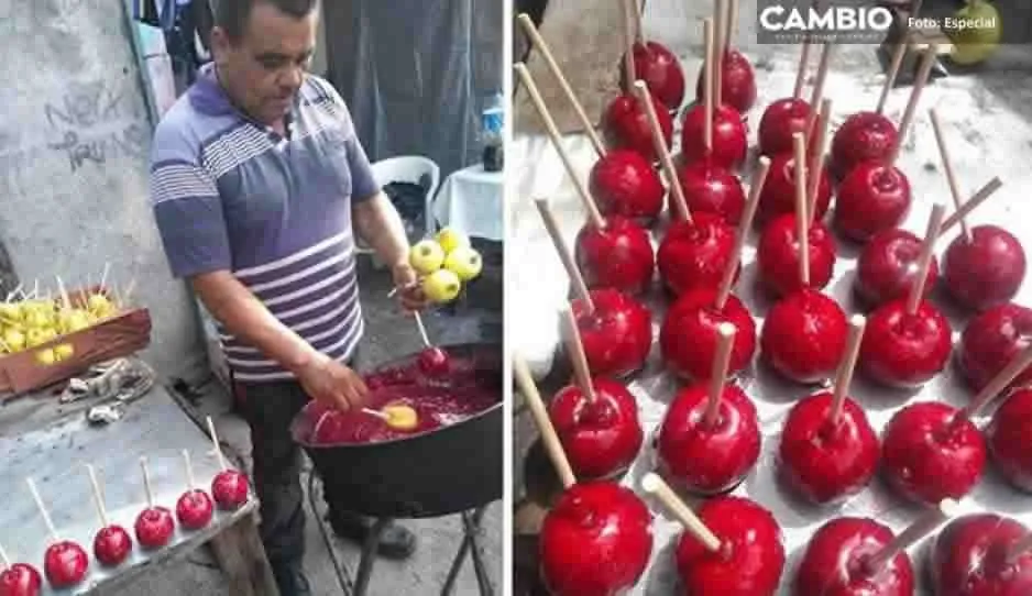 Triste historia: Le hacen pedido de mil 500 manzanas con caramelo y de último minuto le