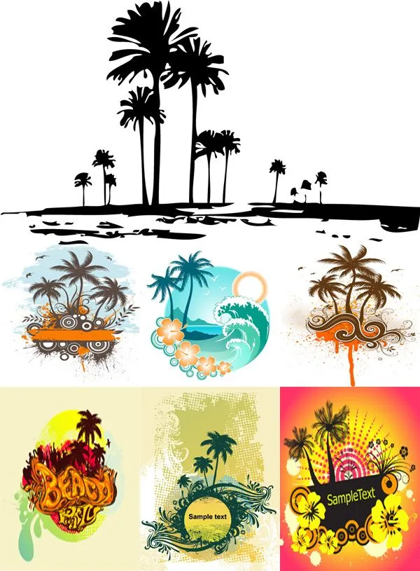 tropic-islands-vectors