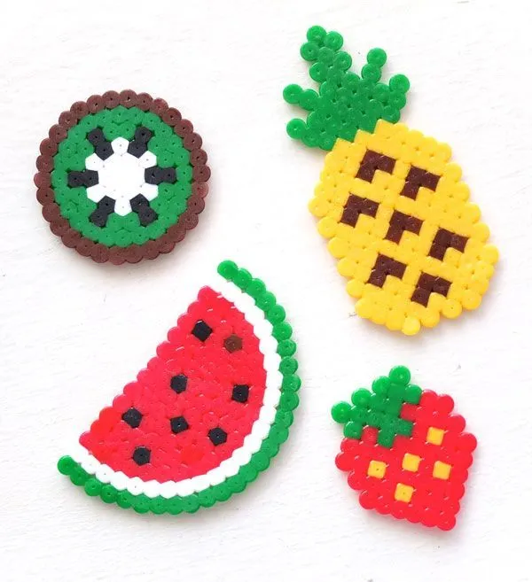 Tropical fruit in hama beads by mypoppet | Pyssla bead ikea ...