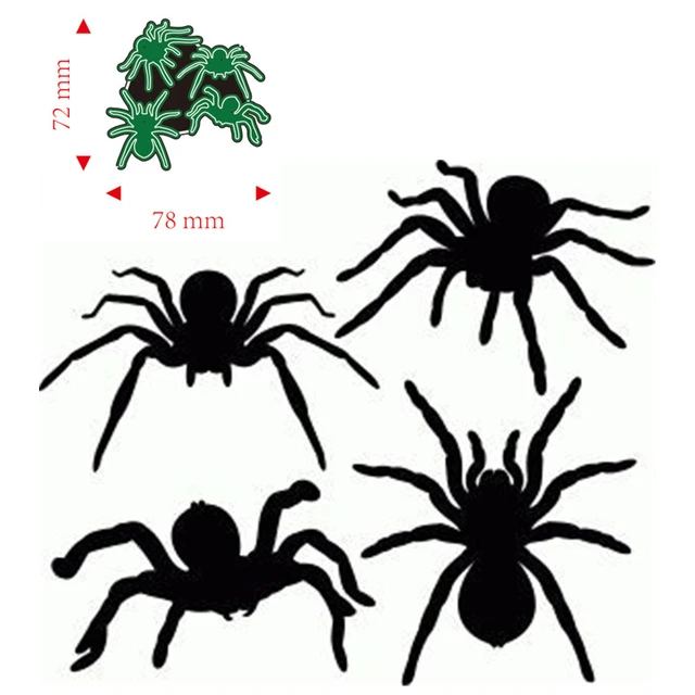 Troqueles de corte de Metal, decoración de araña, álbum de recortes, papel  artesanal, cuchillo, molde, hoja, punzón, plantillas - AliExpress