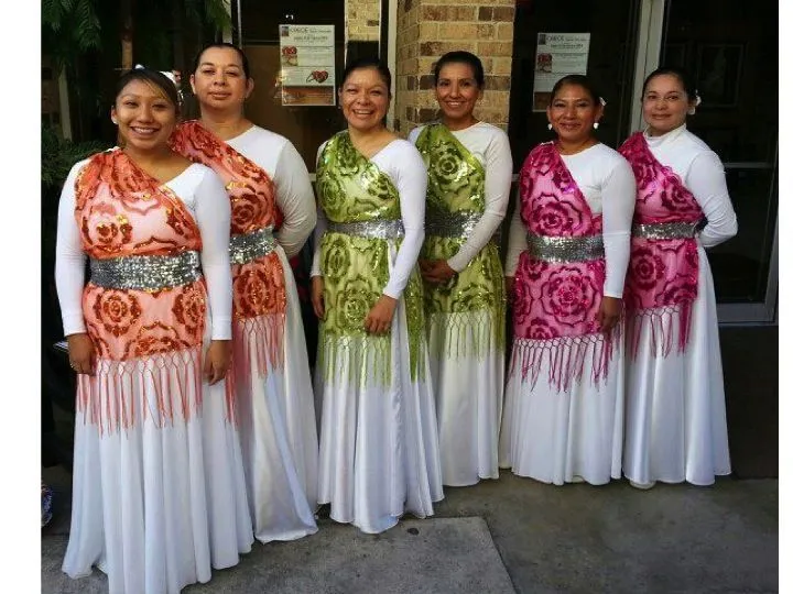 Tunica de flores en varios colores! | Vestuarios de danza cristiana