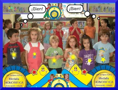 Tutoría: Educación Infantil 3 años 08/09: Medallas Honoríficas