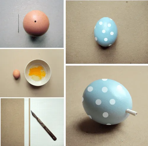 Tutorial de Artesanías: Huevos de Pascua pintados