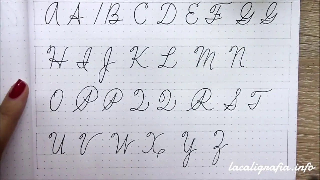 Uppercase Spencerian Step by Step - YouTube