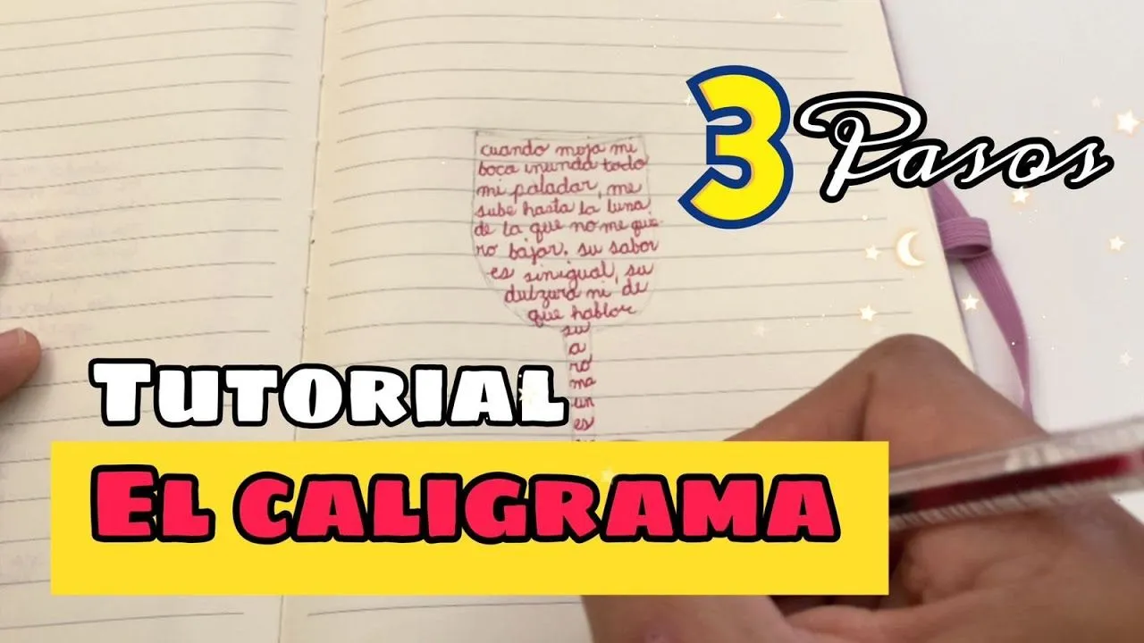 ✓Tutorial del Caligrama | En 3 Pasos - YouTube