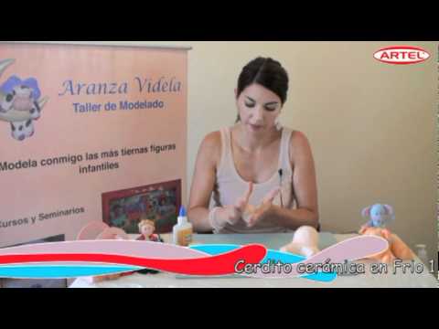 Tutorial Ceramica en Frio Cerdito parte 1 - YouTube