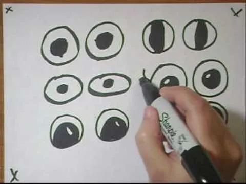 Tutorial de dibujo: ojos Parte 1 - Remplazo para ojitos movi