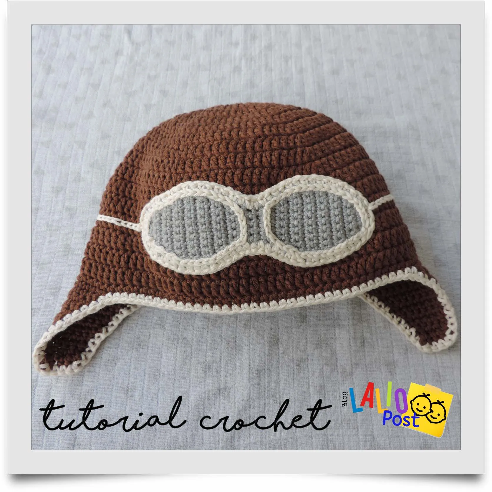 Tutorial: Gorro de Aviador a crochet, 