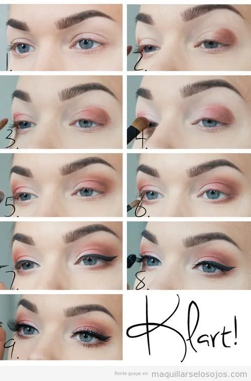 Tutorial maquillar tus ojos paso a paso. | Maquillaje,Make up,