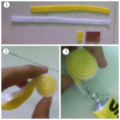 Tutorial Membuat Lollipop dari Flanel | just a little inspiration