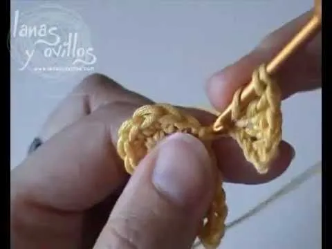 Tutorial Motivo Estrella Crochet o Ganchillo Star Motif en Español ...