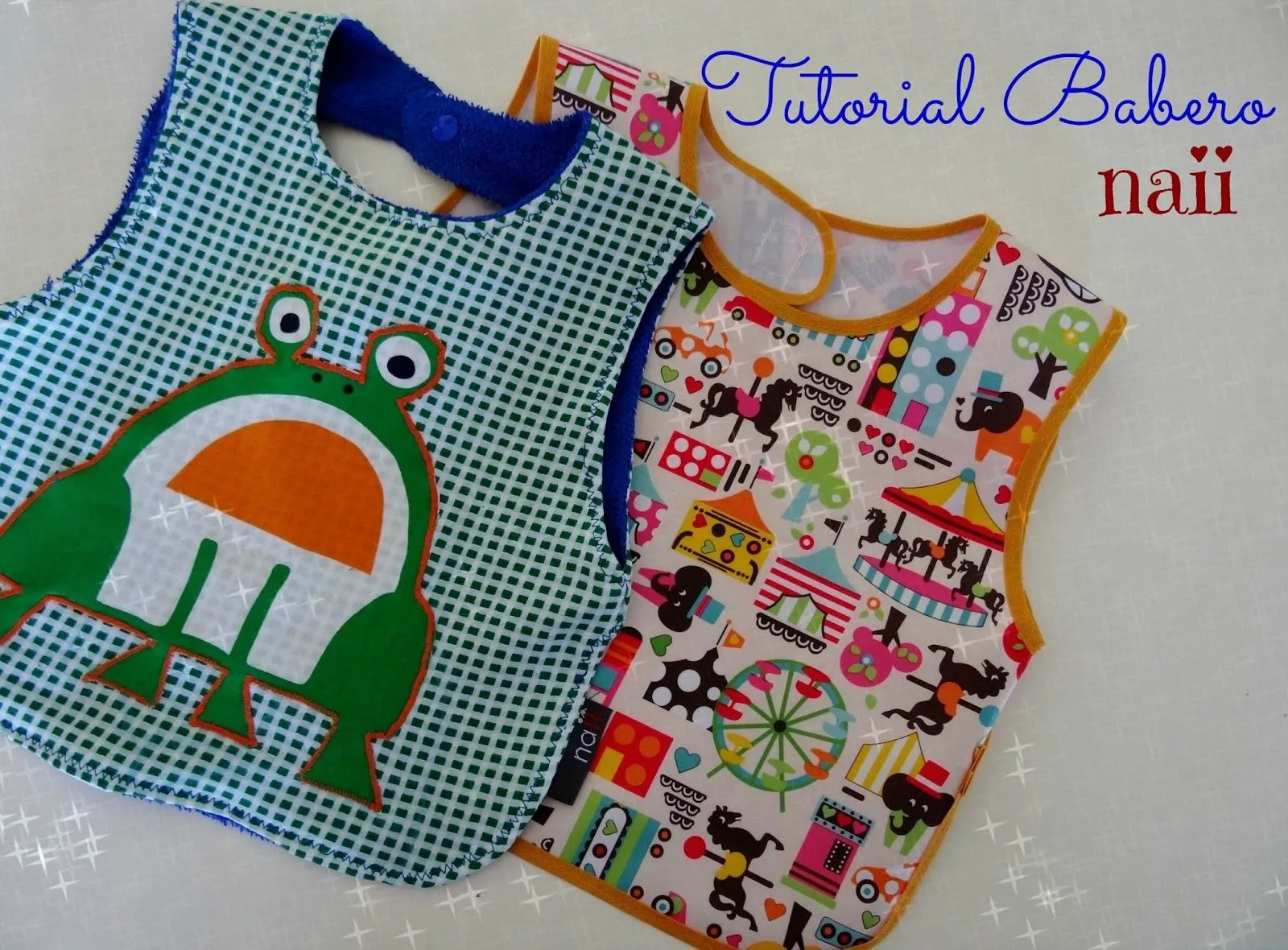 Tutorial y patrón gratis de babero » Patrones en pdf | Naii Costura