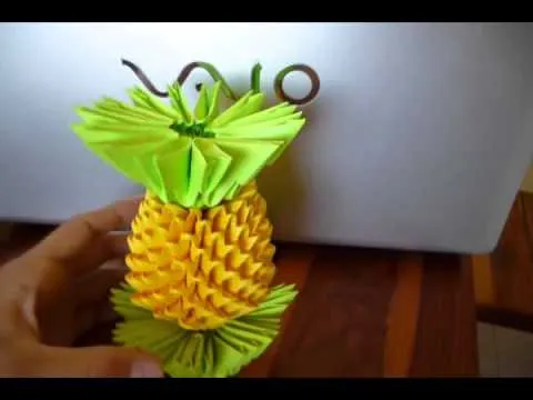 Tutorial Como hacer una piña con servilletas de papel Videos 4 Share