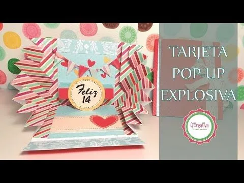 TUTORIAL: TARJETA EXPLOSIVA POPUP - YouTube