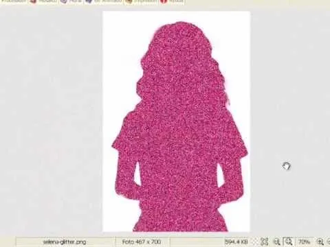 TUTORIALES ~Como hacer una silueta glitter en Photoscape~ - YouTube