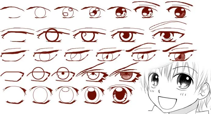 Tutoriando MANGA: ojos shoujo nivel 1