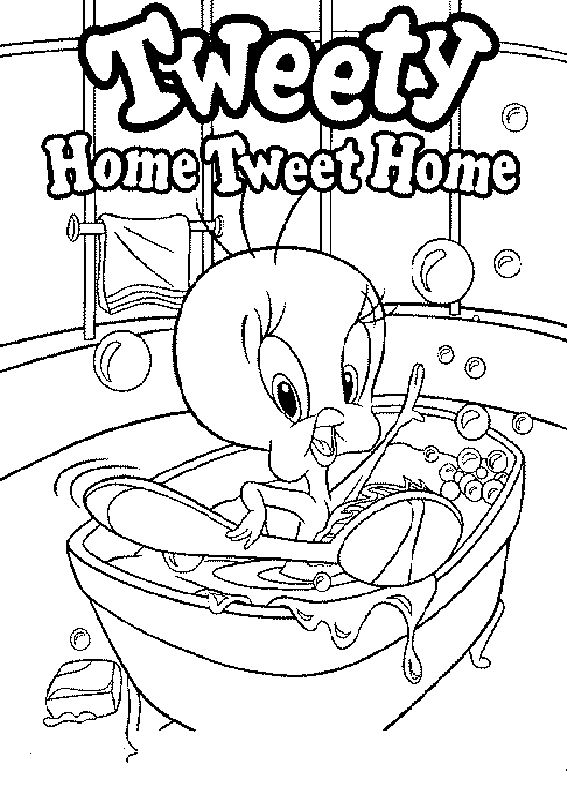 Tweety Home para colorear