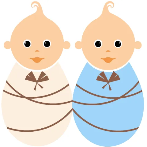 Twin Baby Clipart - ClipArt Best