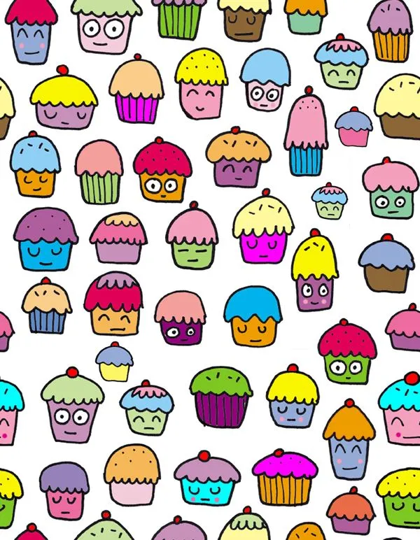 Twitter Backgrounds: New cupcake background wallpaper