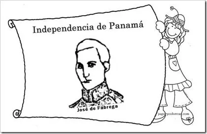 Titulo: Dibujos para colorear símbolos patrios de Panamá