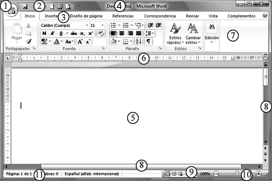 UESDS Informatica Basica 2: Entorno Microsoft Word 2007