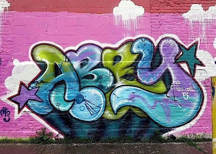 UK Girls on Top (G.O.T) in Bronx graffiti jam and at bOb's Gallery