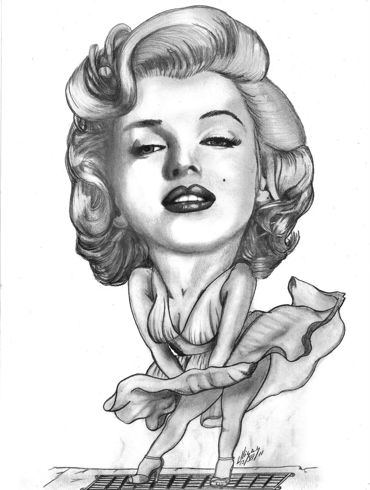 Ulysses - Caricaturas y Dibujos: Marilyn Monroe