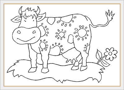 Um cantinho do meu eu...: Vaca para pintar