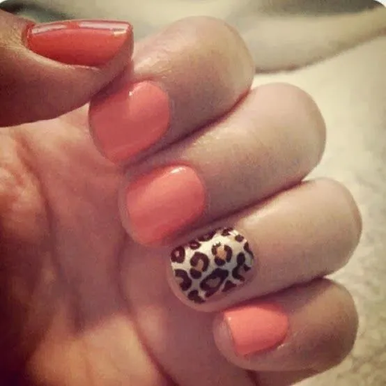 Uñas decoradas animal print rosa - Imagui