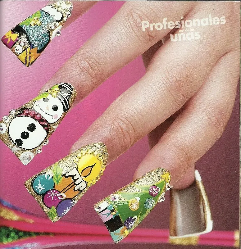 Uñas de Acrilico...Nails Princess: y Mas uñas de Navidad 2011