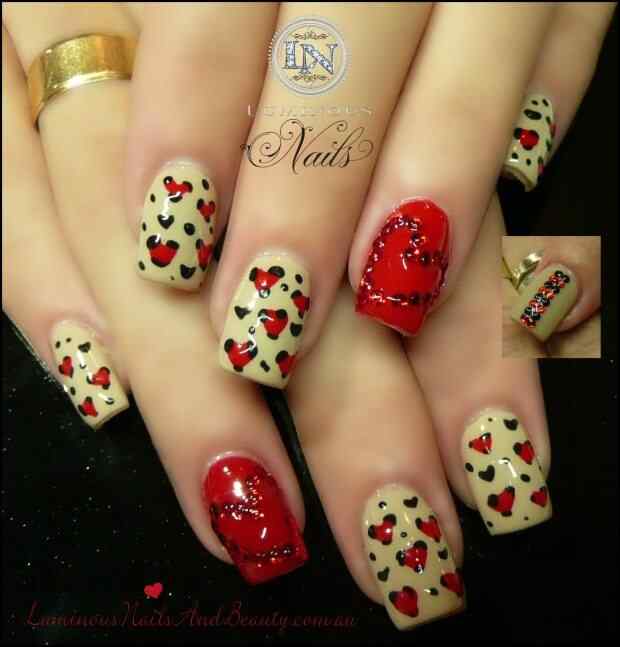 Uñas de amor – 50 Ideas románticas para decorar uñas – Love Nails ...